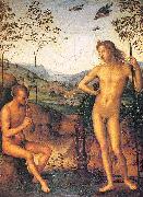 PERUGINO, Pietro Apollo and Marsyas USA oil painting reproduction